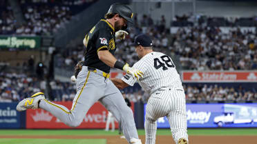 Jared Triolo singles after an overturned call