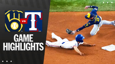 Brewers vs. Rangers Highlights