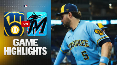 Garrett Mitchell secures the Brewers win in extras