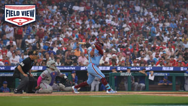 Field View: Kyle Schwarber's double