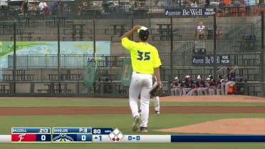 David Shields' seven strikeouts