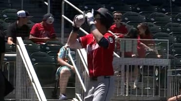Top prospect Colt Emerson homers, has three-hit game