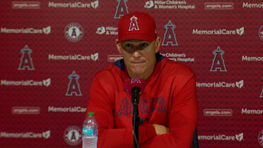 Ray Montgomery talks Trout's clutch homer, 8-2 win