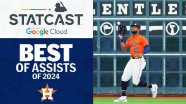 Astros' Top 5 outfield assists of 2024