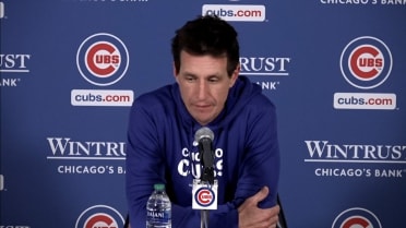 Craig Counsell discusses the Cubs' 6-3 loss