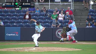 Aroon Escobar singles on a sharp line drive to right fielder Jose Ramos. Cade Fergus scores.