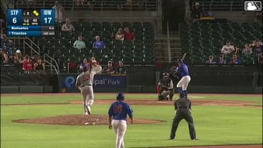 David Bañuelos In play, run(s) to James Triantos
