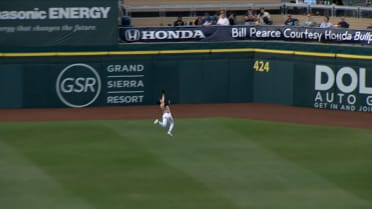 Tommy Troy makes over-the-shoulder, leaping catch