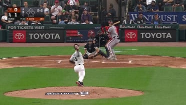 Sean Burke strikes out Coby Mayo