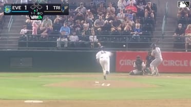 Korbyn Dickerson homers (6) on a fly ball to right field.
