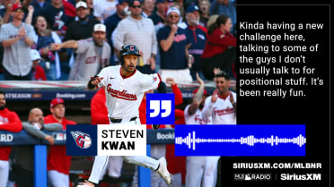 Steven Kwan discusses moving to center field