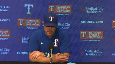 Skip Schumaker on Rangers' 10-0 win