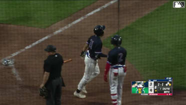 Kyle Hess' inside-the-park home run