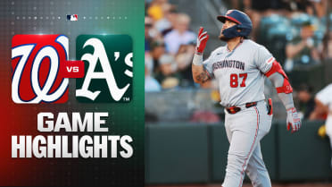 Andrés Chaparro hits two homers in Nats' 23-4 win