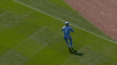 Isaac Collins' speedy throw to second base