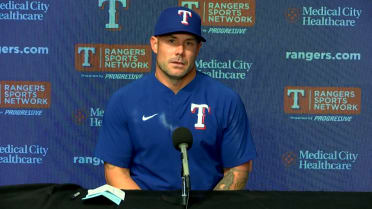 Skip Schumaker discusses the Rangers' 3-2 win