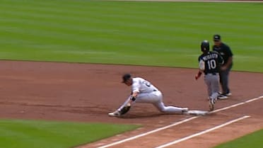 Drew Anderson induces double play