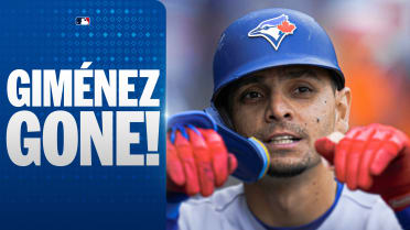 Andrés Giménez's game-tying homer off the foul pole