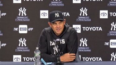 Aaron Boone on struggling to get hits in loss