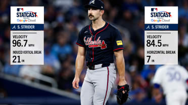 Spencer Strider shows off fastball, slider in return