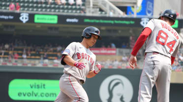 Masataka Yoshida's first home run of 2025