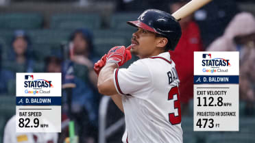 Drake Baldwin pega HR de 473 pies y 112.8 mph