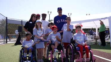 Rangers open the Mansfield Miracle League Field