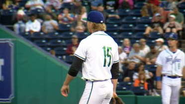 Konnor Eaton strikes out a career-high 12 batters