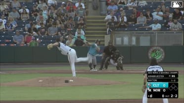 Justin Armbruester's fifth strikeout