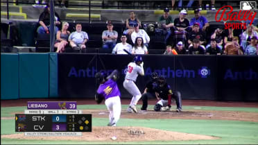 Edgar Montero homers (2) on a line drive to left center field. Logan Sauve scores.