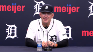 A.J. Hinch discusses the Tigers' 11-0 win