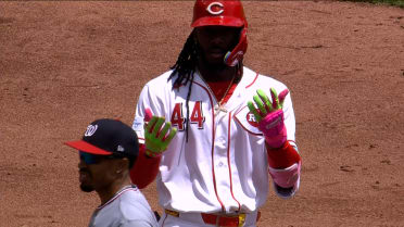 Elly De La Cruz's 10th double of the season
