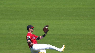 Lane Thomas' smooth sliding catch