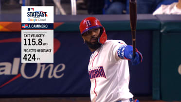 Junior Caminero's 424-foot home run