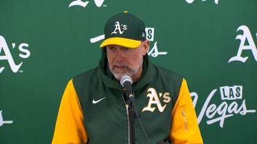 Mark Kotsay discusses the Athletics' 5-2 win