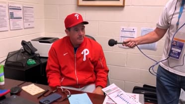 Rob Thomson discusses the Phillies' 8-4 win