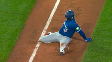Vlad Jr. reminds Springer to keep the ball in play