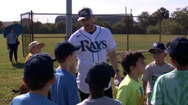 Rays host Play Ball clinic at Air Force Base