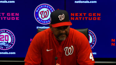 Dave Martinez discusses the Nationals' 10-6 loss