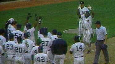 Don Baylor's walk-off home run during home opener