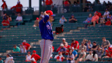 Jack Leiter strikes out Yoán Moncada