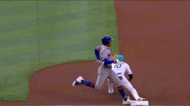 Nimmo grounds out after review