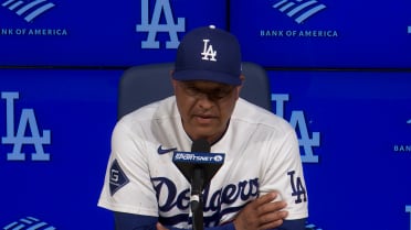 Dave Roberts discusses quality at-bats in 9-1 win
