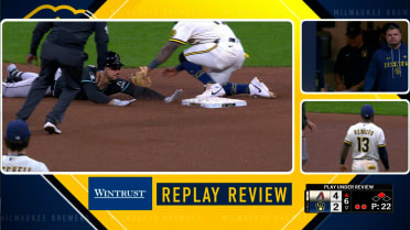 Nolan Arenado out at second base after replay review