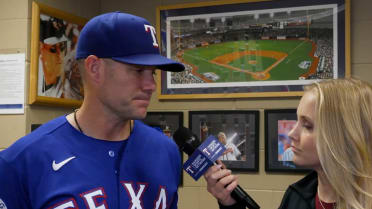 Skip Schumaker talks Rangers' lack of offense in loss