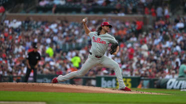Aaron Nola K's Kerry Carpenter