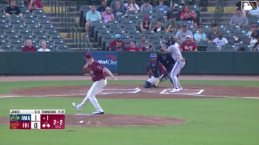 Druw Jones singles on a line drive to left fielder Marcus Lee Sang. Avery Owusu-Asiedu scores. Angel Ortiz to 2nd.
