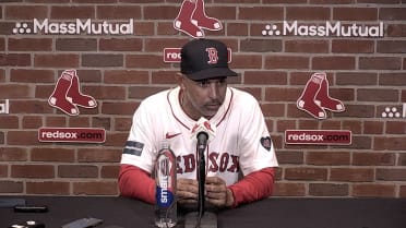 Alex Cora talks about the Red Sox's 8-6 win
