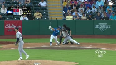 Logan Evans' seventh strikeout