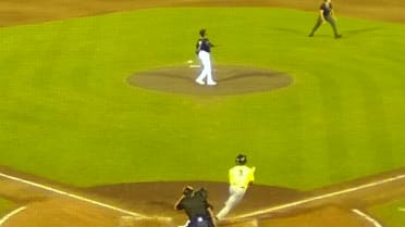 Sean Gamble homers in pro debut